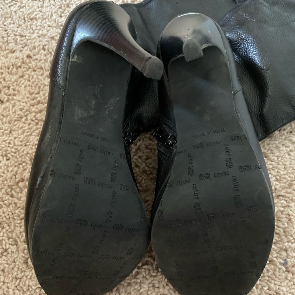 CATHY JEAN // leather heel boots - Picture 5 of 7